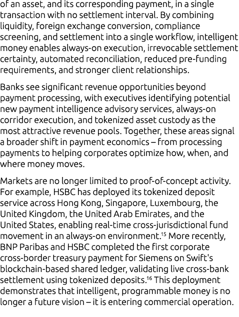 of an asset, and its corresponding payment, in a single transaction with no settlement interval. By combining liquidi...