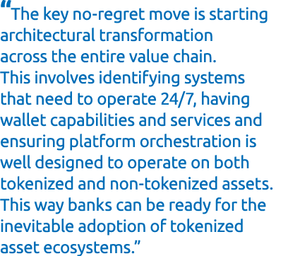 “The key no regret move is starting architectural transformation across the entire value chain. This involves identif...